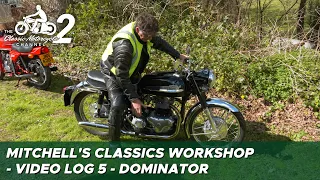 Classic Motorcycle Workshop Vlog 5 - Norton Dominator road test etc