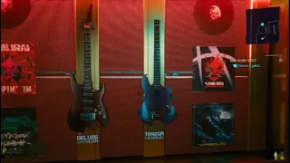 Cyberpunk 2077 Clearly you are not suppose to pick the blue guitar