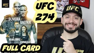 UFC 274 | FULL CARD - Picks & Predictions | Oliveira vs. Gaethje