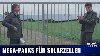 Solarparks in Brandenburg: Energiewende auf Kosten von Bauern und Natur | heute-show