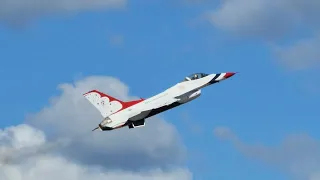 Thunderbird Coming in Low and Slow Sanford 2023 #thunderbirds #airdotshow #Airshow