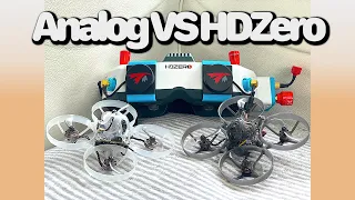 HDZero Goggles - Analog Mob7 Vs Digital Mob7 Whoops