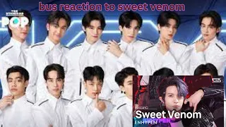bus reaction to ENHYPEN Sweet Venom  song l bts reaction to bollywood song l