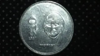 Increíble Moneda De 10 Pesos Hidalgo Año 1987