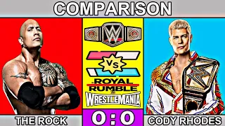Battle Comparison: The Rock vs Cody Rhodes