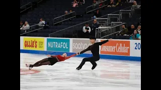 Saya Carpenter/Jon Maravilla Junior Pairs SP at the 2024 USFS Figure Skating Championship Nationals