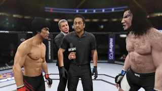 Bruce Lee vs. Wolfman - EA Sports UFC 2 - Dragon Fights 🐺🐲