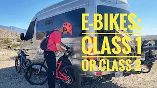 E-bikes Class 1 VS Class 2:  Which bike is right for you?