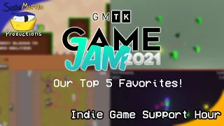 Our Top 5 Fave Games from GMTK Game Jam 2021