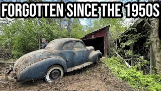 Saving A 1940 Chevy Coupe From A Collapsing Barn!!