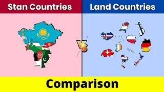 Stan Countries vs Land Countries | Land Countries vs Stan Countries | Comparison | Data Duck 2.o