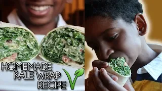 WHY MY 12 YEAR OLD KID WENT VEGAN + HIS FAVE KALE WRAP RECIPE | VEGANUARY 🌱