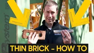 BRICK - Thin vs Traditional - Get the details right!