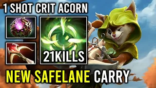 How to Play Hoodwink as Safelane Carry with 1 Shot Acorn Bounce Unlimited Skill Spam Dota 2