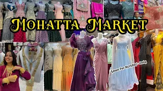 Mohatta Market Mumbai | PARTY WEAR GOWN | Ready to Wear Saree | Street Shopping in Mumbai | Part-2
