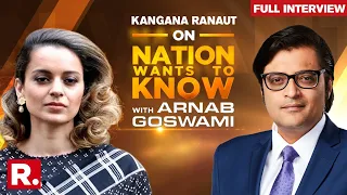 Kangana Ranaut With Arnab Goswami On Nation Wants To Know