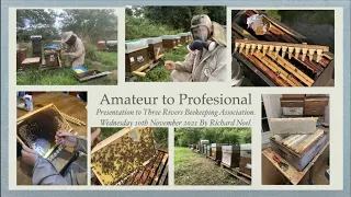 From Amateur to Professional presented to Three Rivers Beekeeping Association.