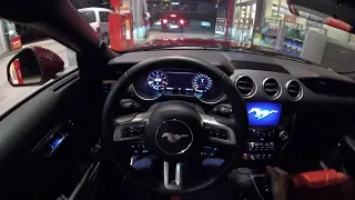 2018 Ford Mustang GT V8 - Night POV Drive