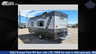 Breathtaking 2024 Sunset Park RV Sun Lite Travel Trailer RV For Sale in Albuquerque, NM | RVUSA.com