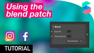 How to use the Blend patch - Spark AR tutorial