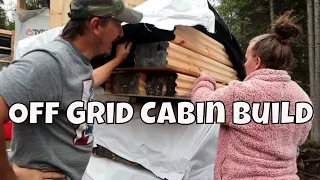 The Cabin is HERE | Off Grid Cabin Build