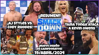 WWE SmackDown 19 Abril 2024 | RESUMEN Y RESULTADOS