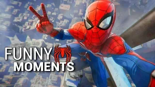 Spider-Man PS4 Funny Moments PIZZA TIME!