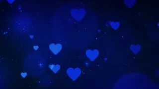 Blue heart falling effect |Black screen particle template free |Blue particles |Heart particles free