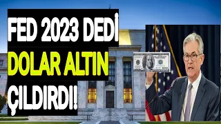 FED POWELL FAİZ 2023 DEDİ;DOLAR ALTIN ÇILDIRDI! (Ekonomi) CANLI / BAŞKAN35 /