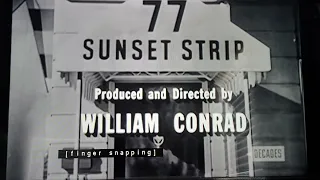 77 Sunset Strip Closing Credits (June 14, 1963)