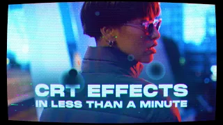 How to Create a Retro Style CRT TV and VHS Effect - Adobe After Effects Tutorial