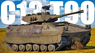 New Chonker Boi Is Painfully Average - C13 T90 (War Thunder Direct Hit)