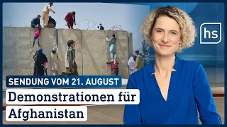 Demonstrationen für Afghanistan | hessenschau vom 21.08.2021