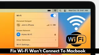 How To Fix WiFi Problems On Mac.? Wifi Won't Connect To Macbook Air Macbook Pro Wifi Not Connecting