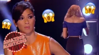 Contestant WALKS OFF Stage After She FORGETS The Lyrics | Amazing Audition
