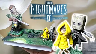 🔥ЛЕПКА ДИОРАМЫ ОХОТНИКА ШЕСТОЙ И МОНО•LITTLE NIGHTMARES 2•ИЗ ПЛАСТИЛИНА•SCULPING DIORAMA•Clay