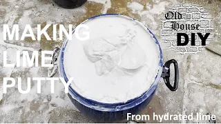 Making Lime putty