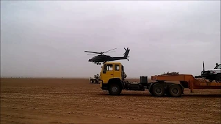 Berty in Mali Sahara Desert Dutch Boeing AH 64D Apache