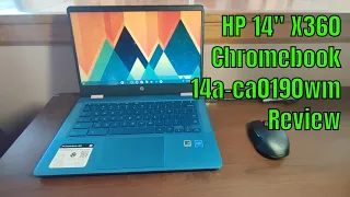 HP 14" X360 Chromebook 14a-ca0190wm, Review