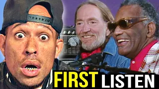 Rapper FIRST time REACTION to Willie Nelson - Seven Spanish Angels W/ Ray Charles!