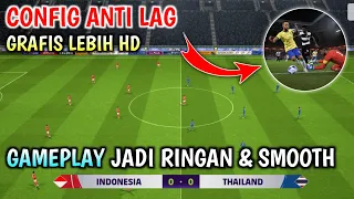 CONFIG TERBAIK !! Cara Pasang Config eFootball 2024 Mobile NO LAG