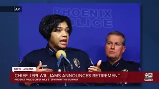 Phoenix Police Chief Jeri Williams to retire this summer, department says