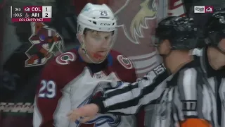 Nathan MacKinnon Becomes Unhinged After Taking Highstick From Dysin Mayo (Avalanche Feed)