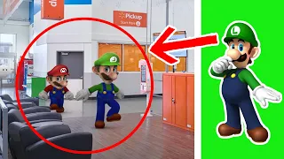 6 MARIO Y LUIGI Captados en Camara en la Vida Real