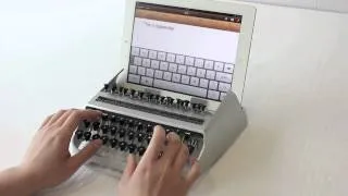 Пишущая машинка для планшета.