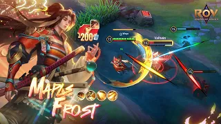 RoV : รีวิว SKIN Ryoma | Maple Frost มีร่าง 3 วิญญานดาบ! 4K