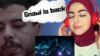 Gnawi AMAN RO3B |امان الرعب prod.CEE-G [official video] 2020 REACTION