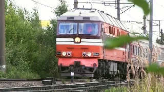 Тепловоз ТЭП70-0263 с поездом №350  Санкт-Петербург — Костомукша