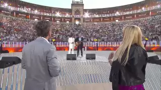 Stefan Raab und Jürgen Drews singen ein Bett im Kornfeld Wetten Dass 08.06.13