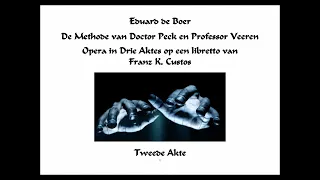 Eduard de Boer: Opera 'De Methode van Dr. Peck en Prof. Veeren' - Tweede Akte